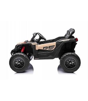 VENTA BUGGY CAN-AM 12V, 4 MOTORES, 1 PLAZA, BEIGE-NEGRO, RC,  INDA264-BNCANB